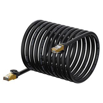 Síťový kabel Baseus Ethernet RJ45, 10 Gb/s, 30 m (černý)