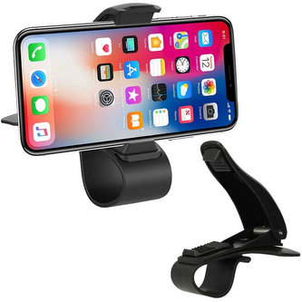 Univerzální držák do auta krokodýlí spona na palubní desku Black