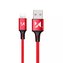 Wozinsky kabel USB kabel - Lightning 2,4A 1m červený (WUC-L1R)