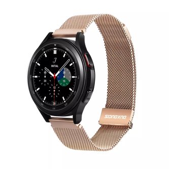Dux Ducis magnetický řemínek pro Samsung Galaxy Watch / Huawei Watch / Honor Watch / Xiaomi Watch (22mm pásek) Magnetický pásek zlatý (milánská verze)