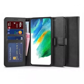 Etui portfel Wallet pro Samsung Galaxy S21 FE Black