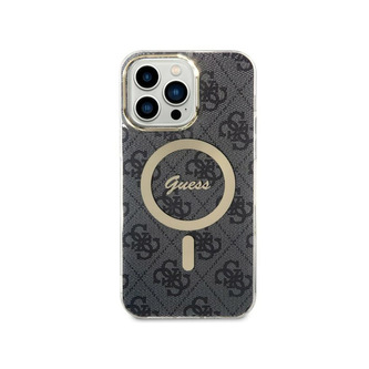 Guess 4G MagSafe - pouzdro pro Samsung Galaxy S23+ (černé)