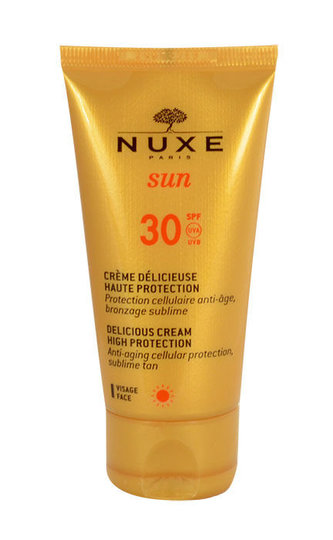 Nuxe Opalovací krém na obličej SPF 30 Sun (Delicious Cream High Protection) 50 ml woman