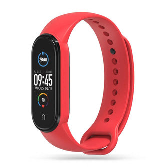 Sportovní pásek IconBand pro Xiaomi Mi Smart Band 5/6/6 NFC / 7 Red