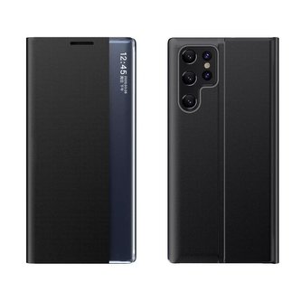 Nový kryt Sleep Case s funkcí stojánku pro Samsung Galaxy S22 Ultra black