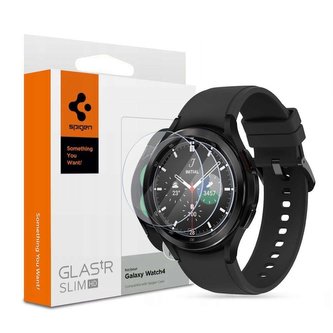 Spigen Glas.tR Slim x3 sklo pro Samsung Galaxy Watch 4 Classic 46mm