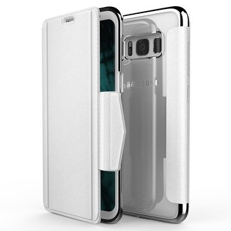 X-Doria Engage Folio - pouzdro pro Samsung Galaxy S8+ se sloty na karty (bílé)