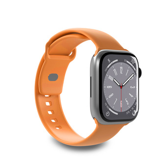PURO ICON - Elastický řemínek pro Apple Watch 38/40/41 mm (S/M a M/L) (Apricot)