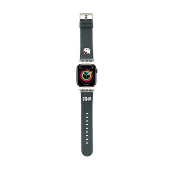 Hello Kitty Strap Kitty Head - Řemínek pro Apple Watch 38/40/41 mm (černý)