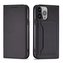 Pouzdro na magnetické karty pro iPhone 13 Pro Max Pouch Card Wallet Card Holder Card Holder Black