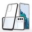 Průhledné pouzdro 3v1 pro Samsung Galaxy S22 Frame Gel Cover Black