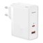 Baseus GaN5 Pro rychlá univerzální nabíječka GaN USB typu C / USB 100W PD3.0, QC4.0, AFC bílá (CCGP090202)