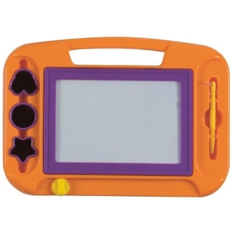 Eddy toys - Dětská magnetická tabule / Kličkovaná (oranžová)