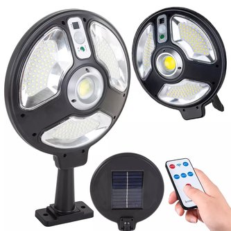 Venkovní LED solární svítidlo s pohybovým a soumrakovým senzorem 150LED