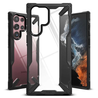 Obal Ringke Fusion X pro Samsung Galaxy S22 Ultra Black