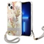 Guess Flower Cord - kryt pro iPhone 13 mini (fialový)