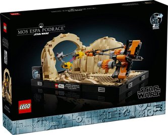 LEGO® Star Wars™ 75380 Závody kluzáků v Mos Espa – diorama