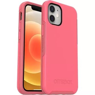 OtterBox Symmetry Plus - ochranné pouzdro pro iPhone 12 mini kompatibilní s MagSafe (čajový okvětní lístek růžový) [P]