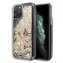 Guess GUHCN58GLHREGO iPhone 11 Pro zlatý/złoty pevný obal Liquid Glitter Hearts