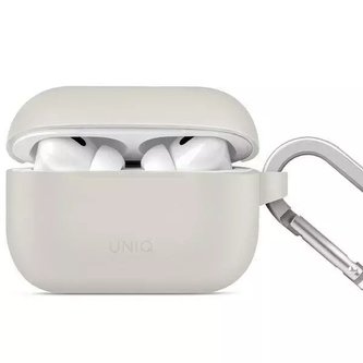 Ochranné pouzdro UNIQ Vencer pro AirPods Pro 2. gen. Silikonově šedá/křídově šedá
