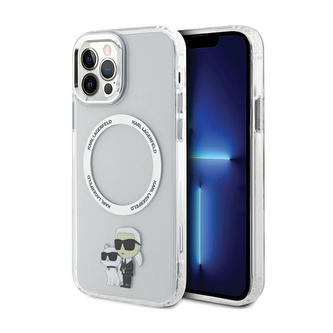 Karl Lagerfeld NFT Karl & Choupette MagSafe - pouzdro pro iPhone 12 / iPhone 12 Pro (průhledné)