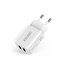 Choetech dvouportová nabíječka 2 x USB-A 10W 2A bílá (C0030)