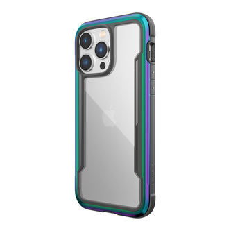 X-Doria Raptic Shield - hliníkové pouzdro pro iPhone 14 Pro Max (testováno při pádu z výšky 3 m) (duhové)
