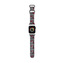 Hello Kitty Silicone Bows & Stripes - řemínek pro Apple Watch 38/40/41 mm (černý)