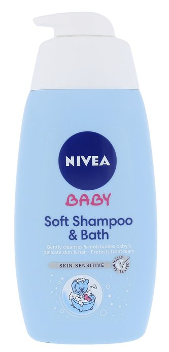 Nivea Šampon a pěna do koupele pro děti 2 v 1 Baby Šampon a pěna do koupele pro děti 2 v 1 Baby - Objem 500 ml child