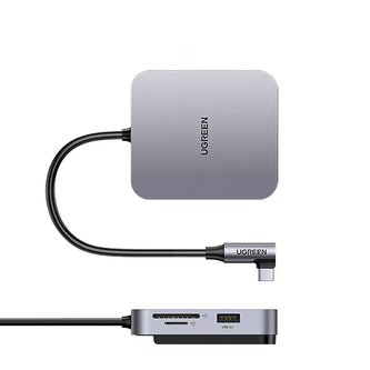 UGREEN HUB pro iMac USB Type C – 3 x USB Type A 3.1 Gen 1 SD/TF šedá (CM521 60377)