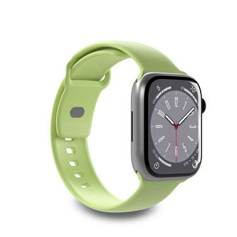 PURO ICON - Elastický řemínek pro Apple Watch 42/44/45/49 mm (S/M & M/L) (Matcha Green)