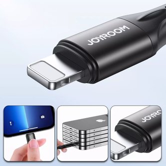 Rychlonabíjecí / datový kabel Joyroom USB typu C - Lightning PD 20W 2m černý (S-2024N1-PD)