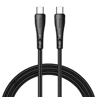 Kabel USB-C na USB-C Mcdodo CA-7641, PD 60W, 1,2 m (černý) Kabel USB-C na USB-C Mcdodo CA-7641, PD 60W, 1,2 m (černý)