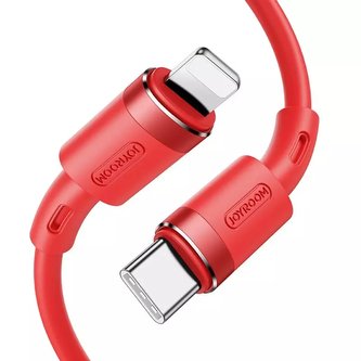 Joyroom kabel USB typu C - Lightning PD 20W 1,2m červený (S-1224N9)