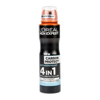 L´Oréal Paris Antiperspirant ve spreji pro muže Carbon Protect 4v1 150 ml man