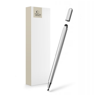 Dotykové pero (stylus) kapacitní Tech Protect Magnet, oboustranné, barva stříbrná