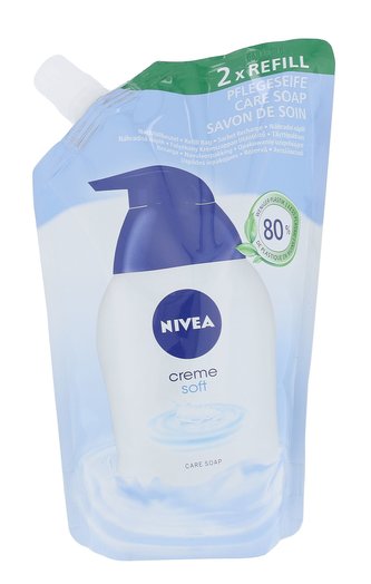 Nivea Tekuté krémové mýdlo Creme Soft Tekuté krémové mýdlo Creme Soft - Objem 500 ml - náhradní balení unisex