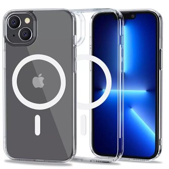 Etui Flexair Hybrid MagSafe pro Apple iPhone 14 Plus Clear