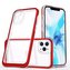 Čiré pouzdro 3v1 na iPhone 11 Pro rámeček gelový kryt červený
