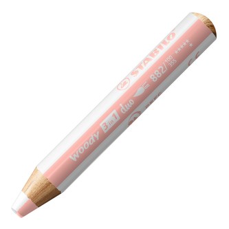 STABILO woody 3 in 1 duo bílá/meruňková