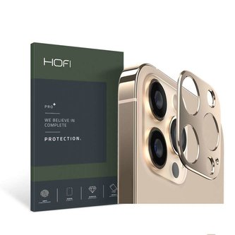 Kryt kamery HOFI ALUCAM PRO pro iPhone 13 Pro / 13 Pro Max Gold