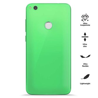 PURO 0.3 Nude - Pouzdro Huawei P8 Lite (2017) / Honor 8 Lite (Fluo Green)