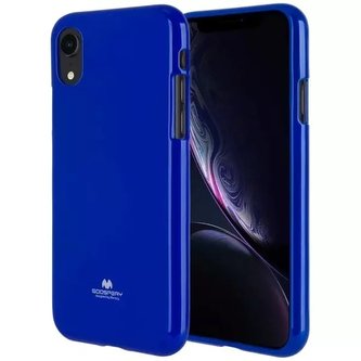 Pouzdro Mercury Jelly Case pro Apple iPhone 11 Pro Max modré/námořnické