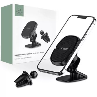 Magnetický držák do auta N40 pro černou mřížku / desku / kokpit