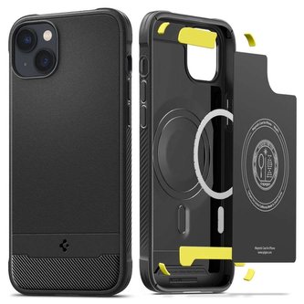 Pouzdro Spigen Rugged Armor Mag MagSafe pro Apple iPhone 14 Matte Black