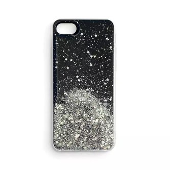 Star Glitter Case Cover pro iPhone 13 Pro Max Shiny Glitter Cover Black