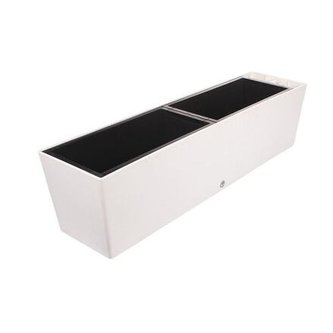 Supreme samozavlažovací truhlík bílá délka 75 cm