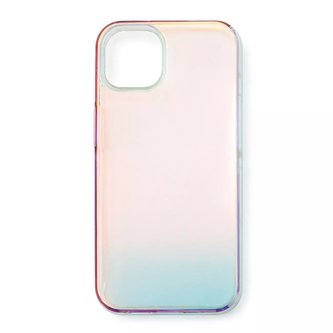 Kryt Aurora Case pro iPhone 13 duhový gelový kryt zlatý