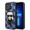Karl Lagerfeld KLHCP13LPMNIKBL ochranné pouzdro na telefon pro Apple iPhone 13 Pro / 13 6,1" pevný obal modro/modrý Monogram Ikonik Patch