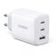 Ugreen rychlonabíječka 2x USB Type C / USB 65W PD3.0, QC3.0/4.0 bílá (CD275)